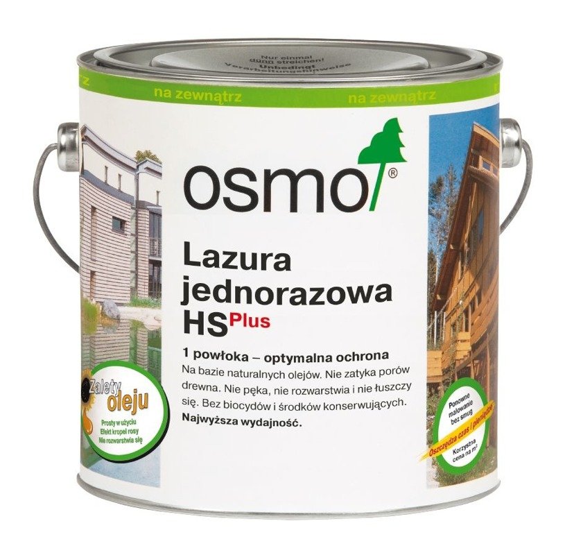 OSMO Lazura Jednorazowa 9262 TEAK 25L + GRATIS