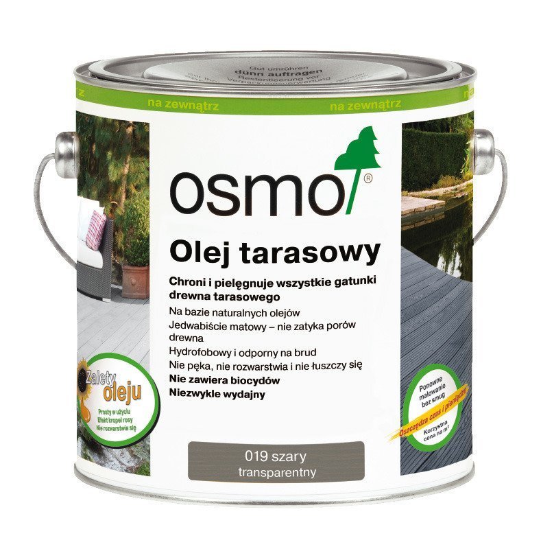 OSMO Olej do Tarasów 016 BANGKIRAI 25L + GRATIS